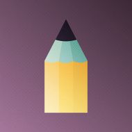 Pencil halftone stylized illustration