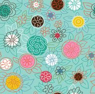 modern floral pattern N2