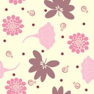 seamless flowers background N5