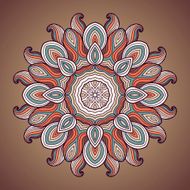 Mandala Beautiful hand drawn flower N7