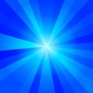 Cold blue tones abstract radiant background