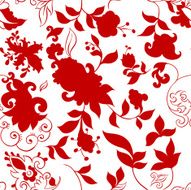 Seamless texture with flowers Endless floral pattern N118