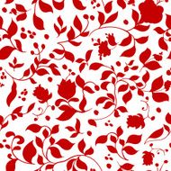 Seamless floral pattern Background with flowers and leaves