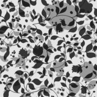 Seamless floral pattern Background with flowers and leaves N2