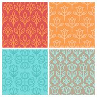 Vector mono line graphic design templates N2
