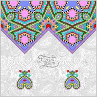 oriental decorative template for greeting card or wedding invita