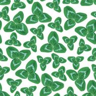Clovers seamless pattern