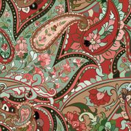 beautiful colorful paisley seamless background N2