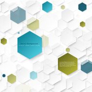 Abstract geometric background with hexagons N4