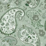 beautiful paisley seamless background