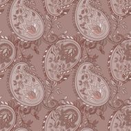 beautiful paisley seamless background N2