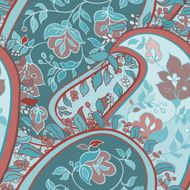 beautiful paisley seamless background N3