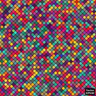 Abstract mosaic background of pixel tile colored squares