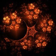 Abstract fractal background N203