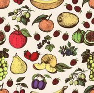 Cut pattern of hand-made graphics color fruit N2
