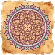 mandala grunge