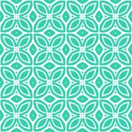 Vintage vector art deco pattern with 1970s motifs