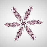 Vector Feather Composition