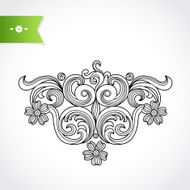 Vintage ornate pattern N6