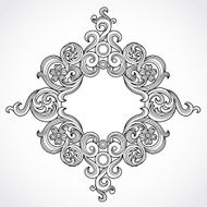 vintage ornate frame N2
