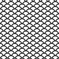 Scales monochrome Seamless Pattern