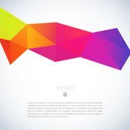 Abstract triangle colorful background N8