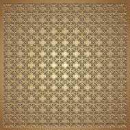 Golden Islamic pattern