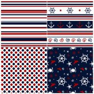 Collection of marine backgrounds