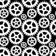 Abstract seamless pattern with cogwheels N2