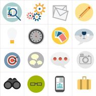 Set of flat vector icons N2