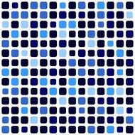 blue mosaic