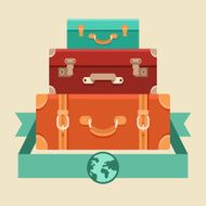Vector travel concept in flat style N2