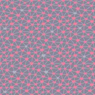 Seamless pattern with hearts linked together