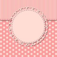 vintage frame with bow vector illustration N22