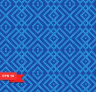 Abstract blue seamless pattern N2