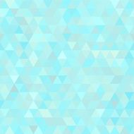 Seamless light blue abstract triangles background