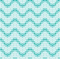 Seamless vector background with waves of dots