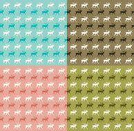 Seamless reindeer pattern