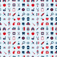 seamless retro Medical pattern N2