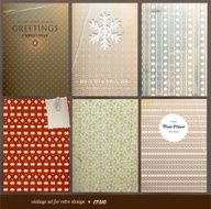 Abstract Vintage Backgrounds Set N3