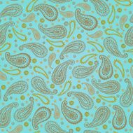 Vintage seamless pattern with ethnic indian ornament