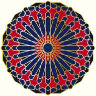 Arabic circular pattern