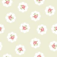 Seamless Floral Pattern with Roses N24