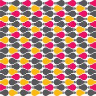 colorful bulb pattern