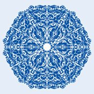 Vector round ornament N12
