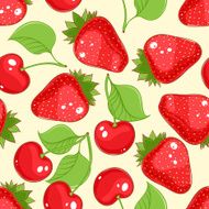 cherries and strawberries