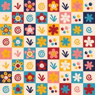 flowers pattern N25