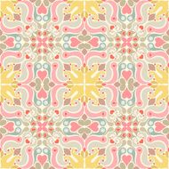 geometric patterns with hearts