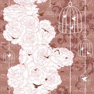 Romantic pattern (seamless)