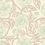 Seamless Floral Pattern N1363